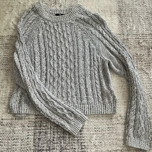 Cable knit sweater